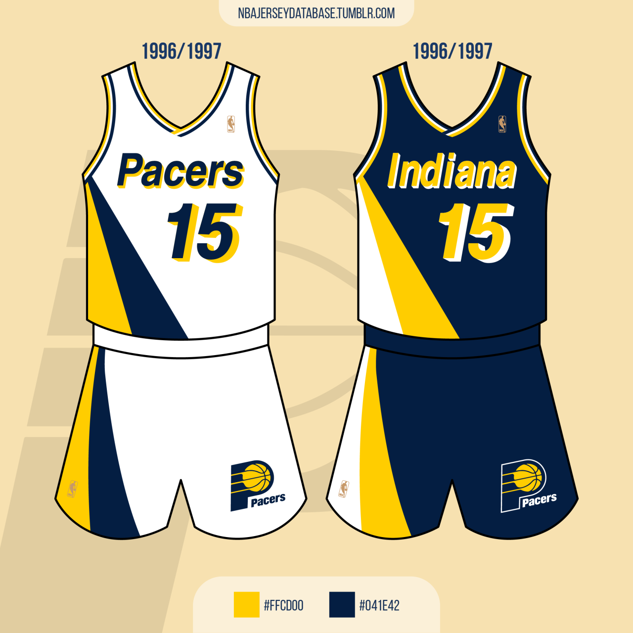 NLSC Forum • Downloads - 1990s Indiana Pacers Uniforms
