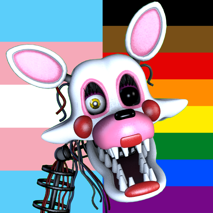 greenscreen #fnaf #foryou #mangle #nonbinary #genderfluid