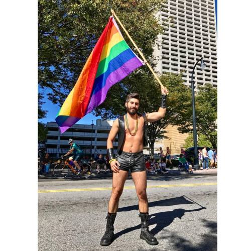 Happy #pride y'all! #gaypride #pride #atlantagaypride #leathermen #gayleather #gaypics