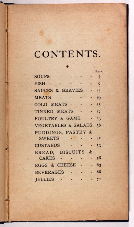 Vintage Cookery Book - 1914