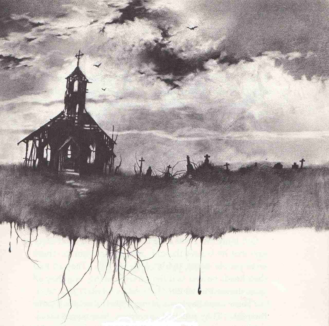  Gammell illustrations from ‘Scary Stories to Tell in the Dark’.     