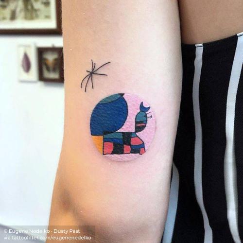 By Dusty Past, done in Wroclaw. http://ttoo.co/p/35702 art;circle;contemporary;dustypast;europe;facebook;geometric shape;joan miro;location;patriotic;small;spain;tricep;twitter