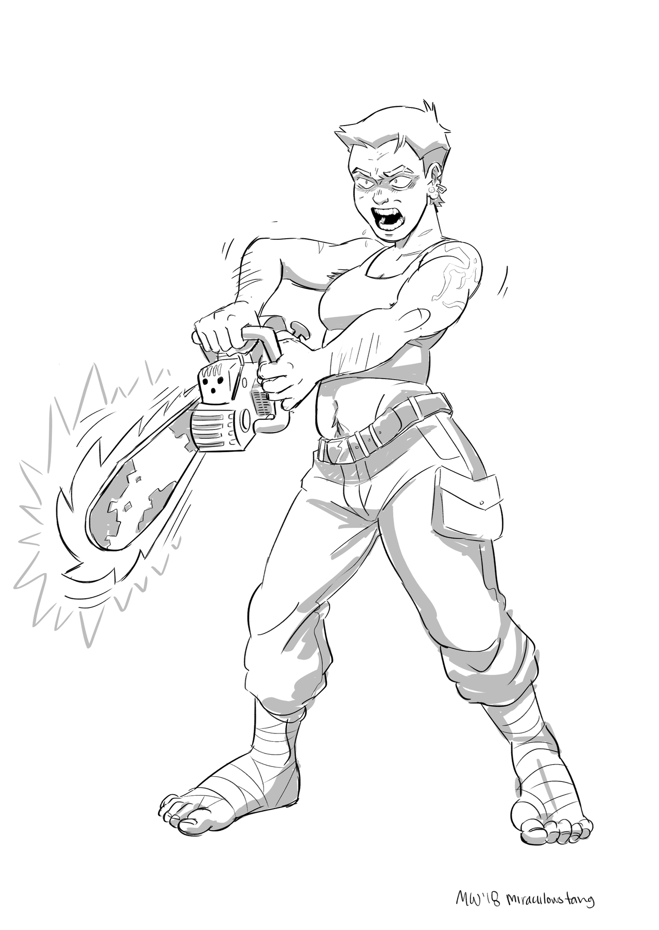havent done anything digital in a long time! so i inked a sketch on my computer. 