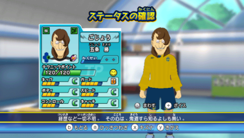 inazuma eleven go strikers 2013 options