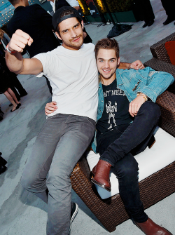 mancandykings:  Tyler Posey and Dylan Sprayberry attending the MTV and Dimension  TV premiere of ‘Scream’ at the Los Angeles Film Festival back on June 14