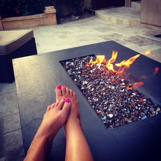 celebrityfeet-online:  A J Cook feet