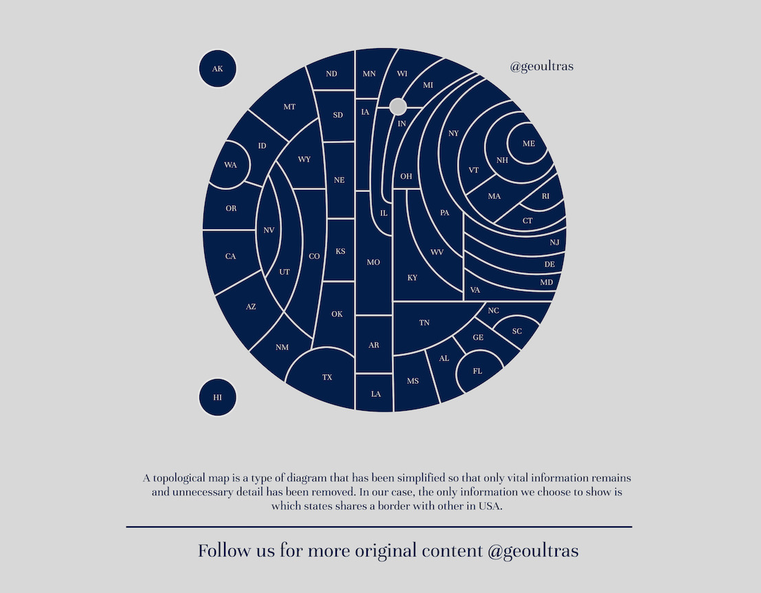 Topological map
