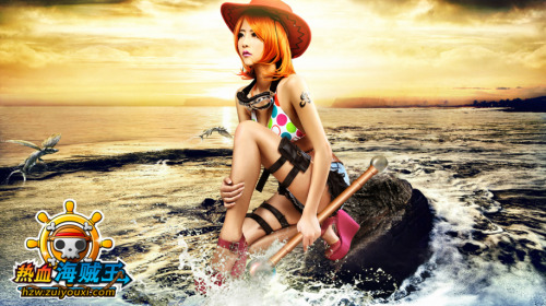 daisukixdaxyo:  cosplay one piece . http://www.moko.cc/blog/xiaxiaowei/1.html 