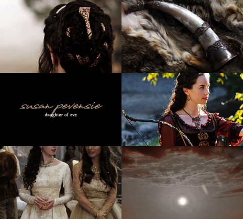 narniadynamics:Narnia Femslash February | Susan Pevensie + Morgana Le Fay requested by @ihaveknownon