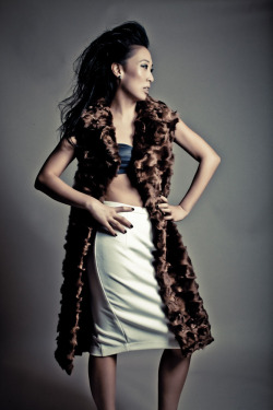 Iron Chef Judy Joo (Frosted Mink) Photographed By Landis Smithers