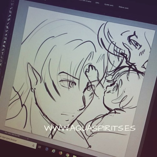 lenbarboza: #WIP Tiny Miracle ❤ #inuart #tinymiracle #inuyasha #sesshomaru #rin #len #lenbarboza #aq