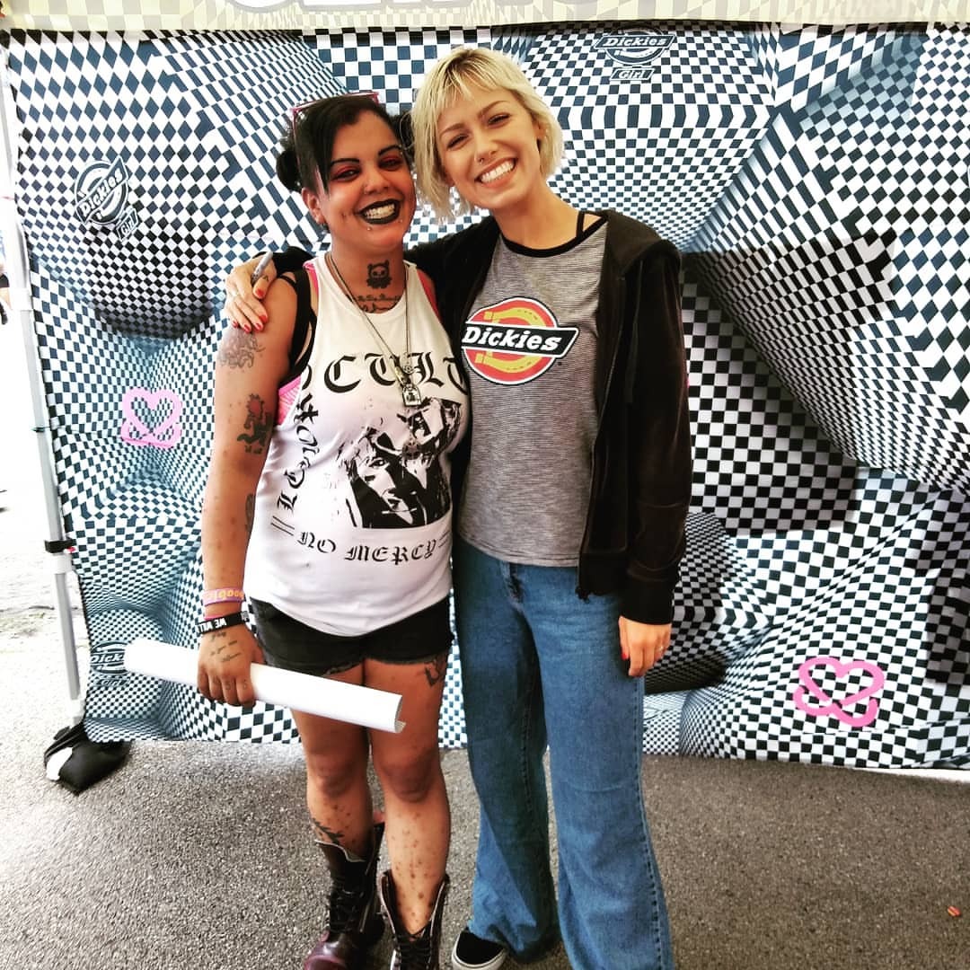 This was my warped tour moment. I got to meet Jenna And I cried.  She is amazing