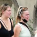 A couple of braless cuties on the strip