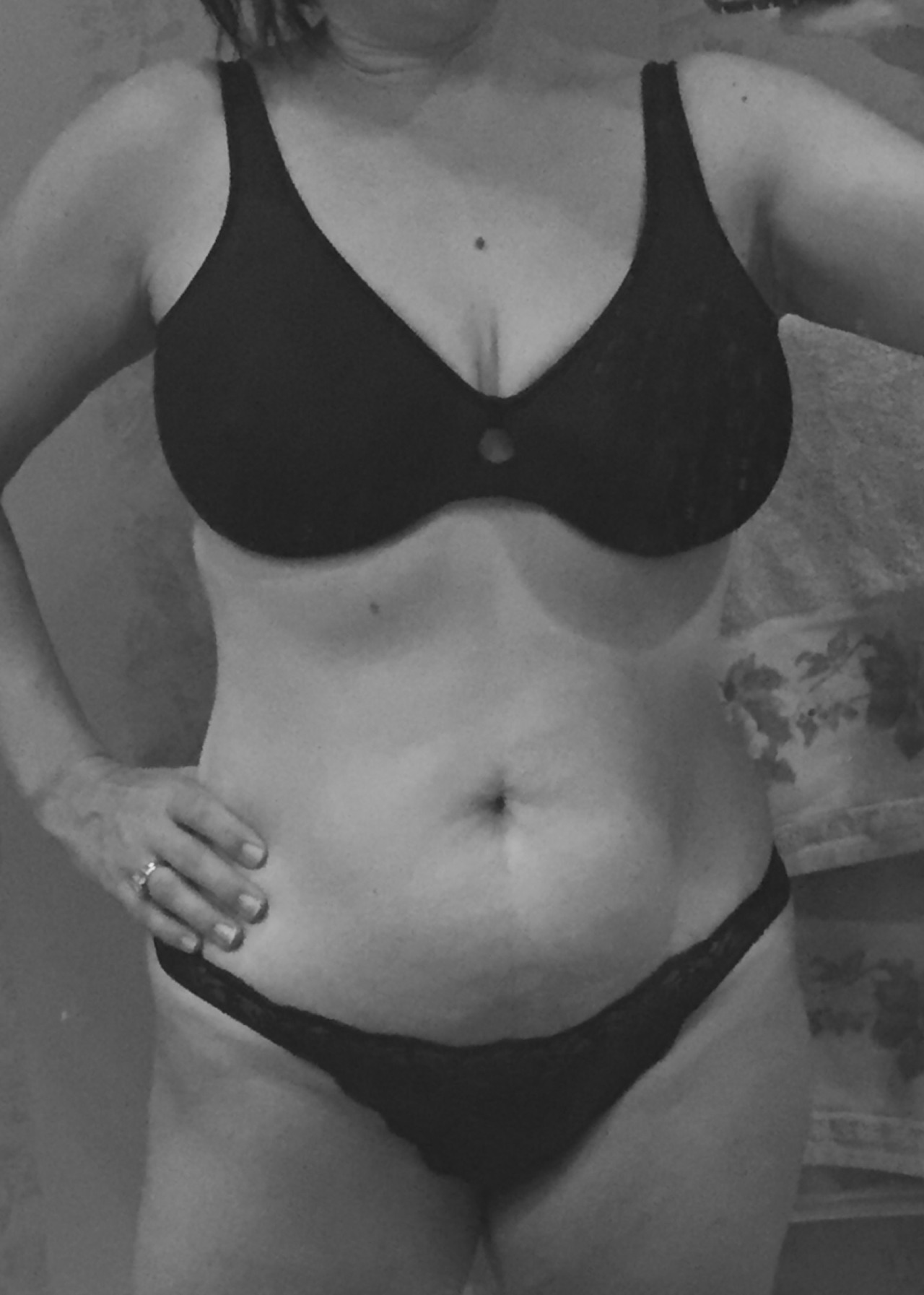 ironman1210:  New black panties for the day!