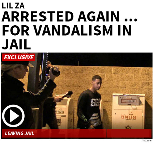 tmz:  So … he was arrested while under arrest? [Story]