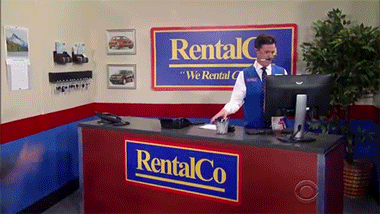 sizvideos:  Stephen Colbert imagines how would James Bond get a car in real life