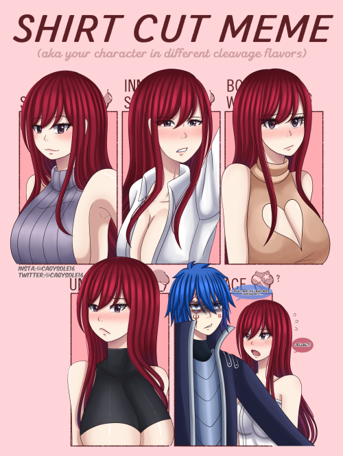 I finally did it❤️This is the first time I drew Erza like this so hopefully I did well