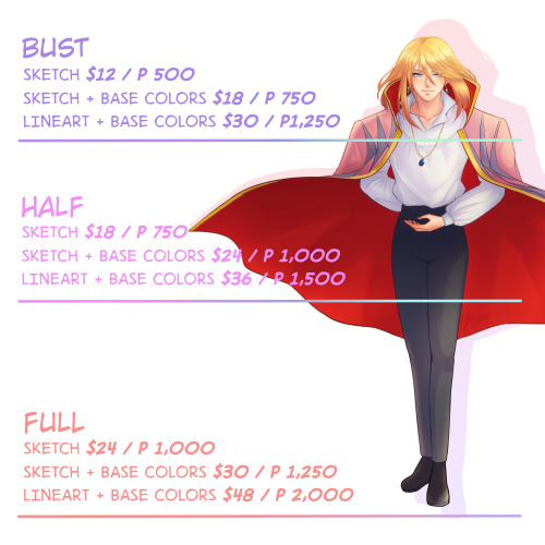  Hi everyone! I updated my rates and terms. :>See more info here: https://rjbrtwrks.carrd.co/#com