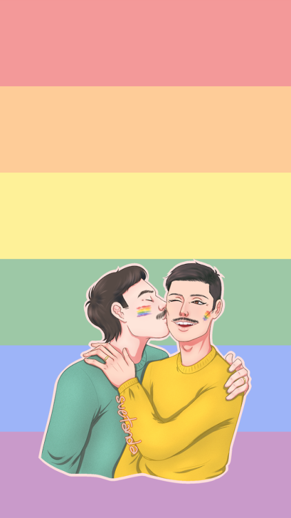 Happy pride month, everyone! ️‍ I just wanted to say a few words about this drawing because I don’t 