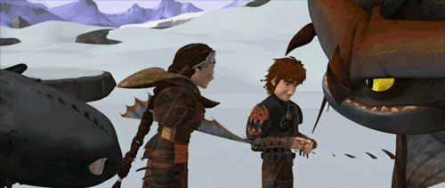 Hiccup invents the flame thrower.Deleted scene from How to Train Your Dragon 2.