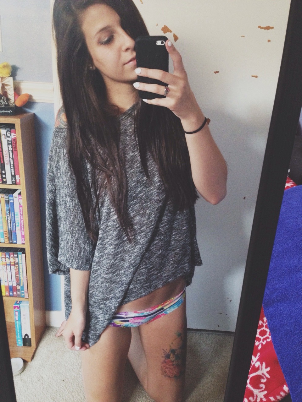 bewwbs:  liking my natural hair today