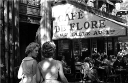 kvetchlandia:  Boris Lipnitzki     Café de Flore, Paris     1959 