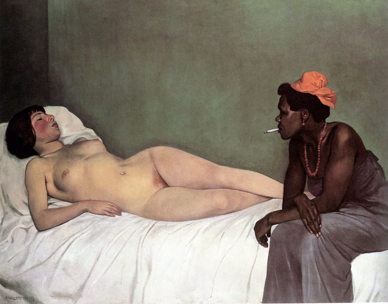 dappledwithshadow:  Sleep, Felix Vallotton 1913 