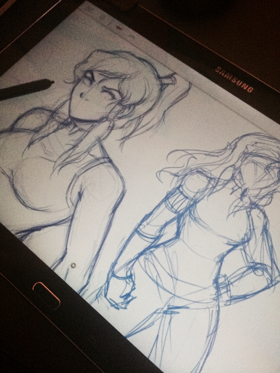 recently got a galaxy note 10.1 tablet for school needs then I realized you can draw