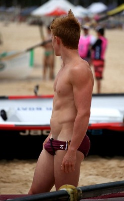 jockbrad:  Swimmers, wrestlers, football players / singlets, jockstraps, speedos and spandex!http://jockbrad.tumblr.com/