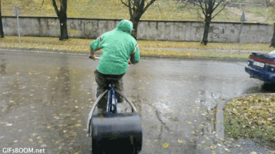 gifsboom:  Video: Bicycle Drift 