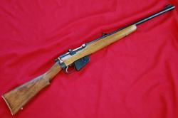 gunrunnerhell:  Summit Frontier You’ll sometimes find this rifle marked as a Navy Arms or Gibbs Rifle Company firearm but both companies are linked together. It is a modified Lee-Enfield MK III rechambered in .45-70 Govt. I believe the magazine was