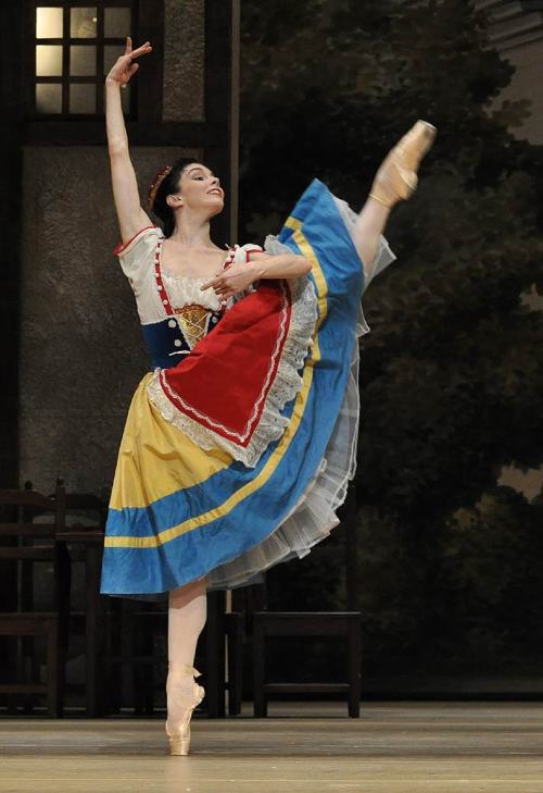 Natalia Osipova as Swanilda in Coppélia. Bolshoi Ballet. Royal Opera House, July 2010. Photo by John