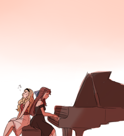 thinking about maya playing the piano while