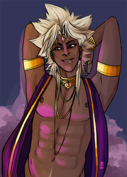 agameboy:  genie yami marik from an au i