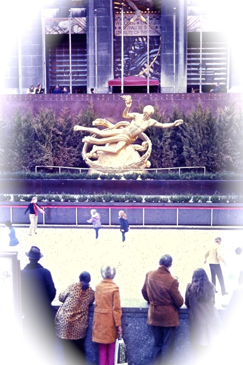 Skating Rink, Rockefeller Center, New York, 1971.