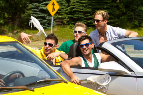 What would you do if these frat boys rolled up next to you?