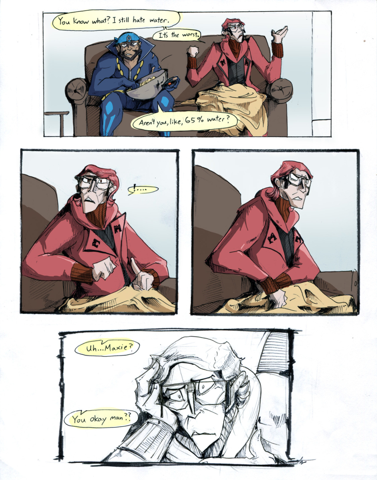 ame-art:  Archie please, this isn’t good for his frail nerd heart.