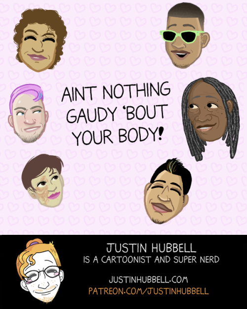 themidwifeisin: Thank you @justinhubbell for this awesome summer body comic!!!!  What a gr