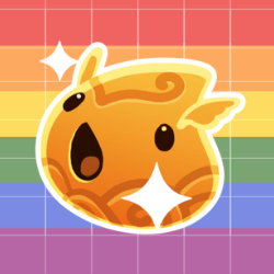 crawled out of my cave to make some secret styles slime rancher pride icons!!