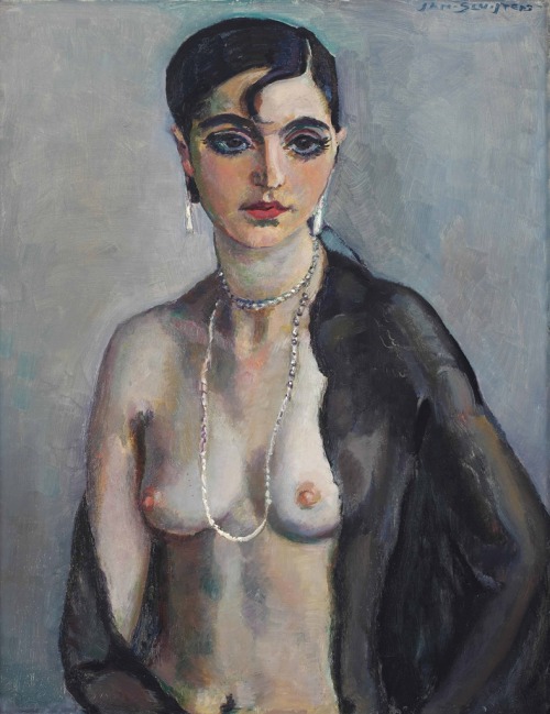 thunderstruck9:Jan Sluijters (Dutch, 1881-1957), Naakt meisje [Nude girl], c.1928. Oil on canvas, 72