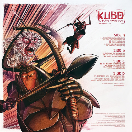 Dario Marianelli – Kubo and the Two Strings - Original Motion Picture Soundtrack Mondo, 2016 A