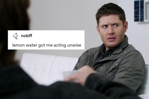 sundryvillains: dean winchester’s greatest hits + text posts (3/?)