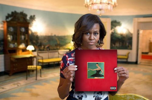 michelle-obama-holding-records:  Kanye West - My Beautiful Dark Twisted Fantasy 