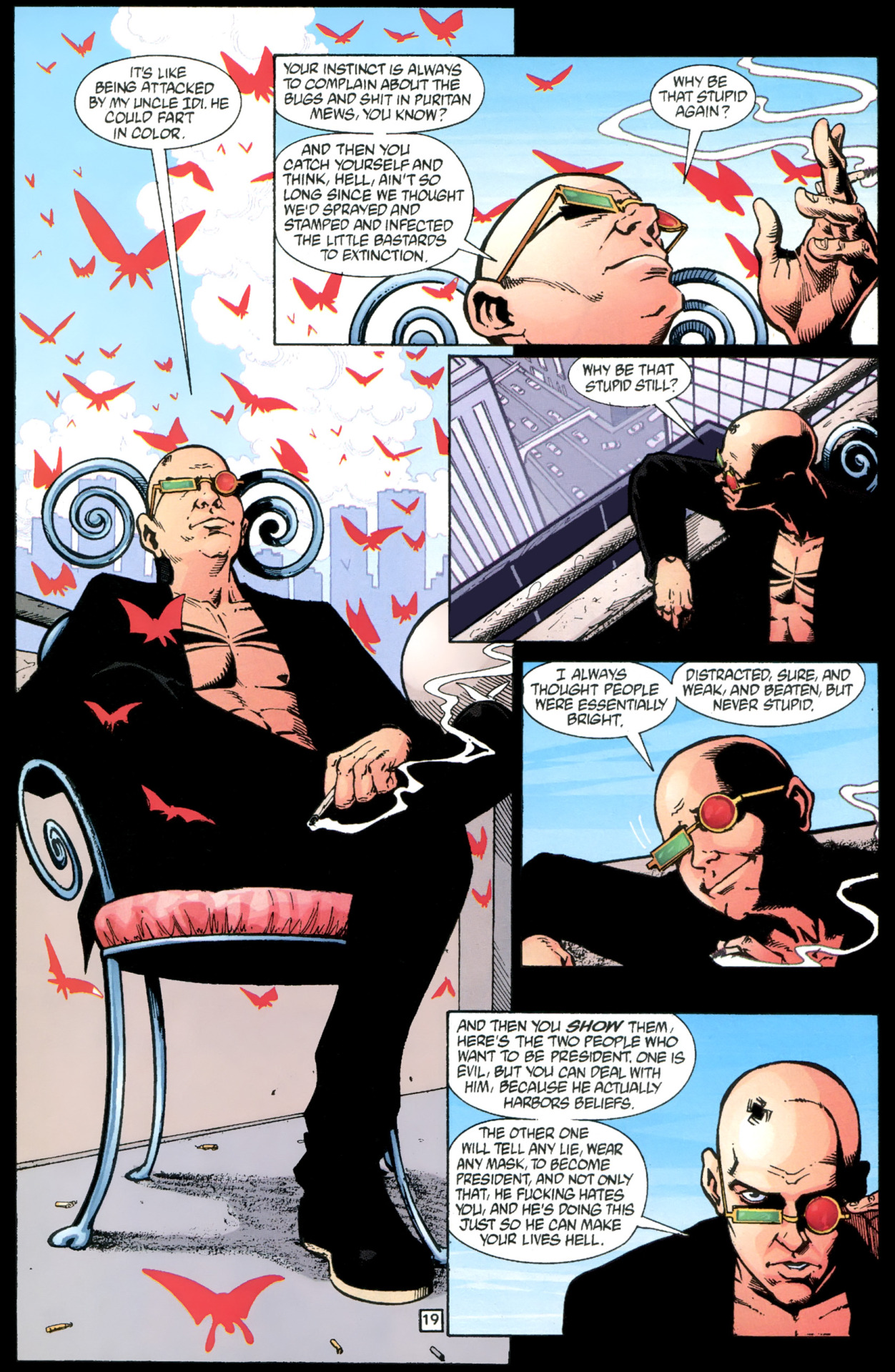 filipfatalattractionrblog:  Transmetropolitan #25 by Warren Ellis and Darrick Robertson.