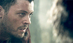kinneysexual:  Agron   staring at Nasir  “To set eyes again upon your heart. I understand now why a man would risk all for such a thing.”  