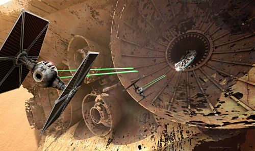 humanoidhistory:  Doug Chiang concept art for Star Wars: The Force Awakens. (io9) 