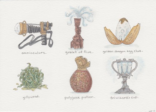 hannahbpacious: √ Harry Potter Inspired Illustrations A series of “artifacts” from