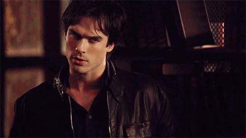 Damon Salvatore smile