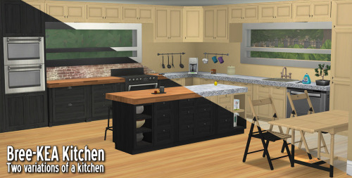 aroundthesims:Around the Sims 4 | Bree-KEA kitchen #1 - IKEA counters/islands/cabinetsDesigning two 