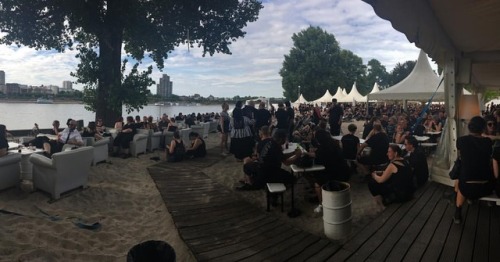 Goths on a (man-made) beach! #amphi #amphifestival #köln #germany #cocktails #mojitos